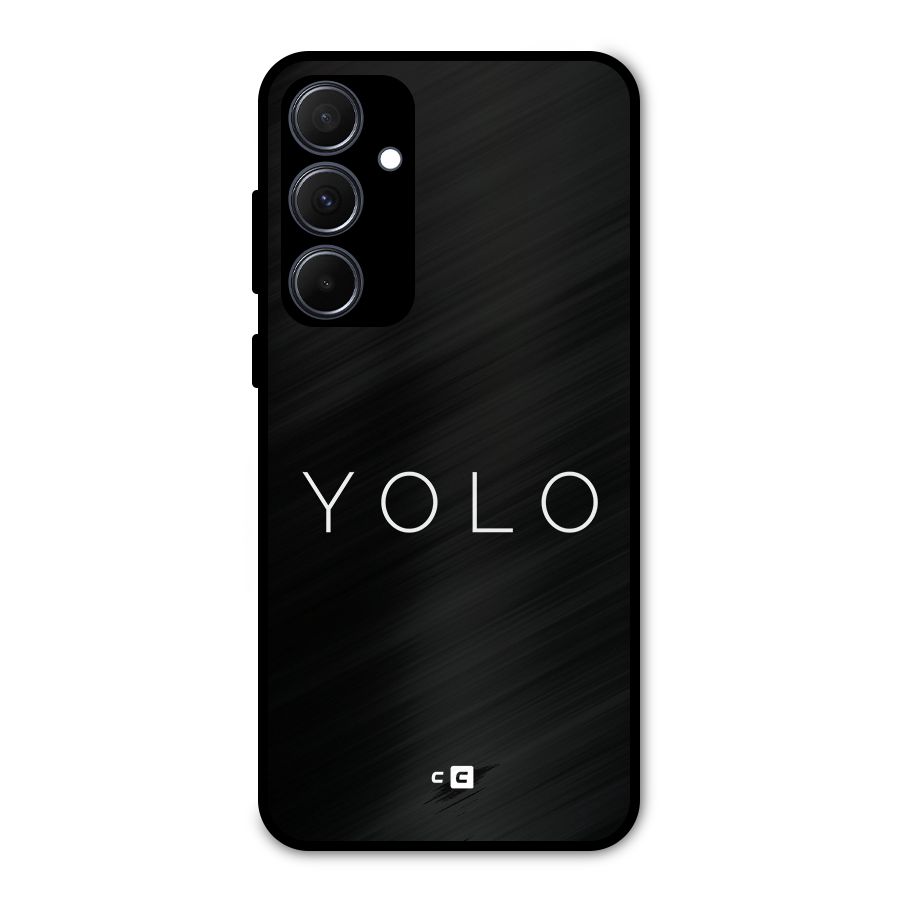 Yolo Is Truth Metal Back Case for Galaxy A35