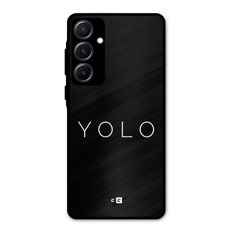 Yolo Is Truth Metal Back Case for Galaxy A55