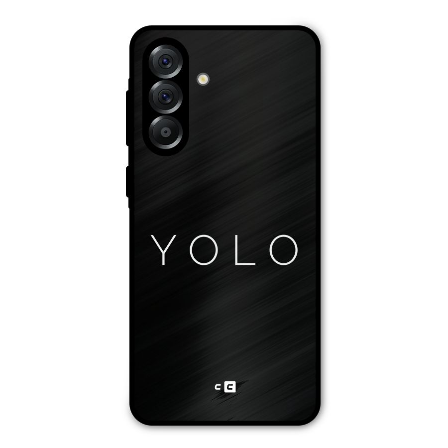 Yolo Is Truth Metal Back Case for Galaxy A56