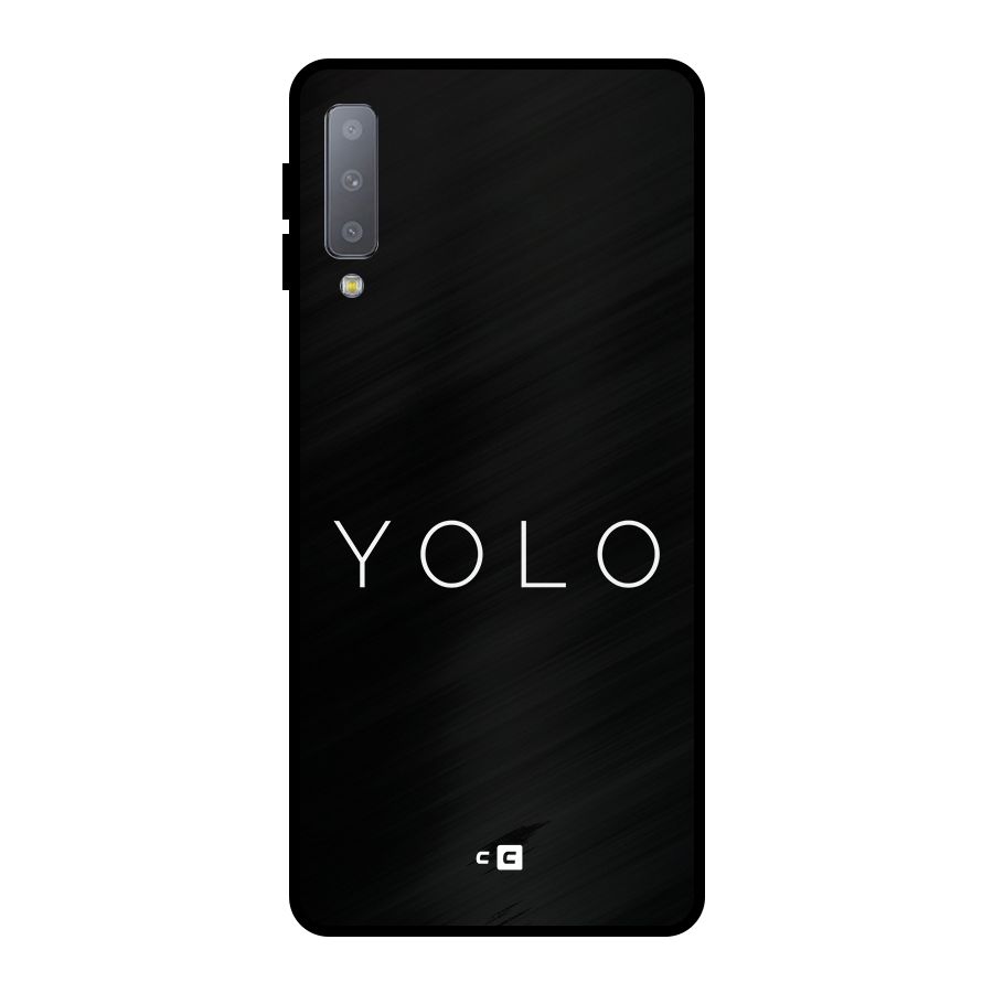Yolo Is Truth Metal Back Case for Galaxy A7 (2018)