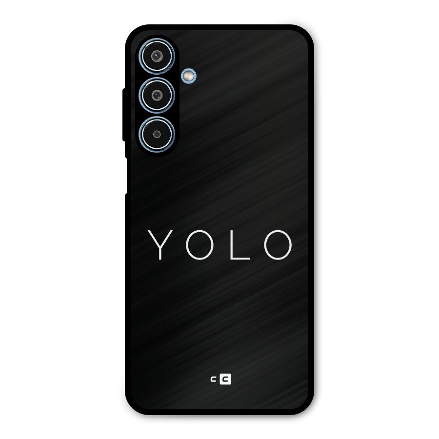 Yolo Is Truth Metal Back Case for Galaxy M35