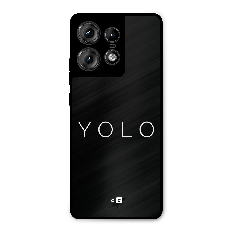 Yolo Is Truth Metal Back Case for Motorola Edge 50 Pro