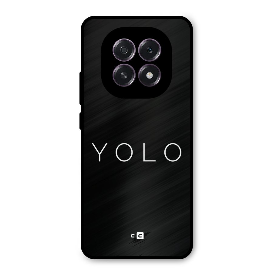 Yolo Is Truth Metal Back Case for Oppo F29