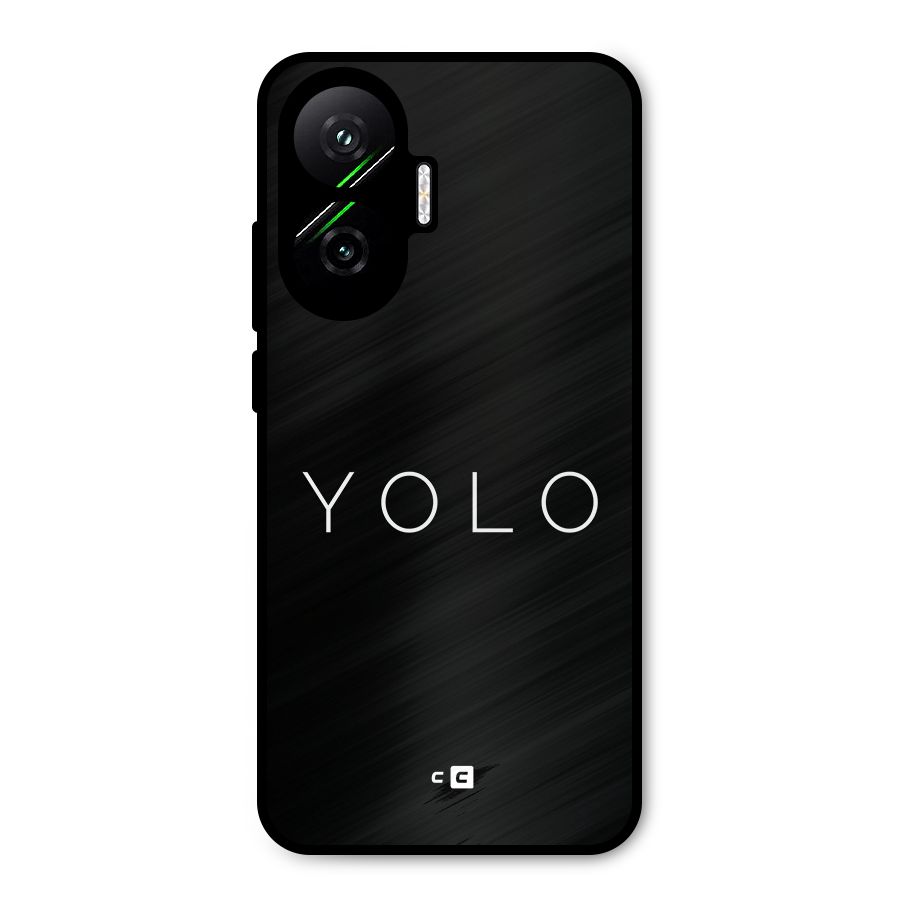 Yolo Is Truth Metal Back Case for Poco F7