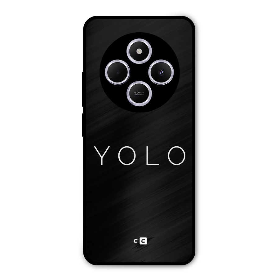 Yolo Is Truth Metal Back Case for Poco M7