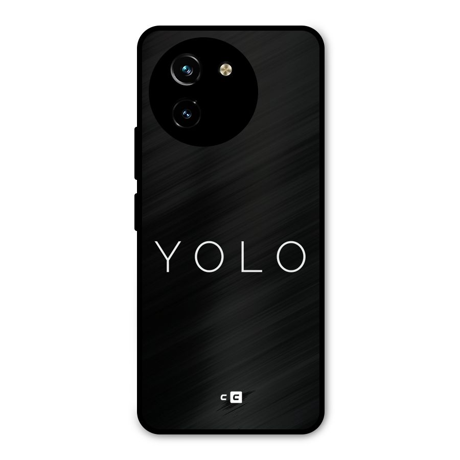 Yolo Is Truth Metal Back Case for Vivo T3x