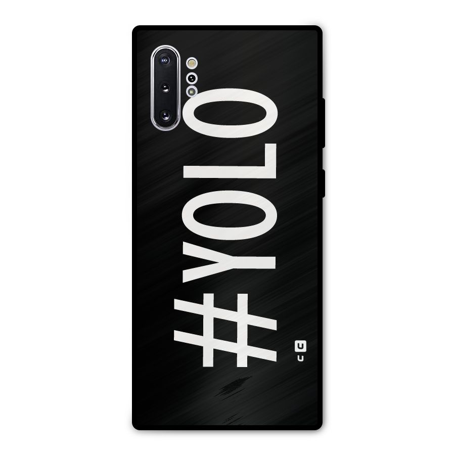 Yolo Metal Back Case for Galaxy Note 10 Plus