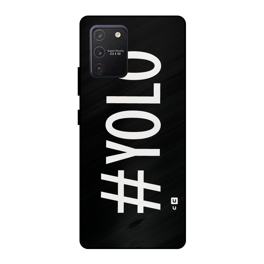 Yolo Metal Back Case for Galaxy S10 Lite
