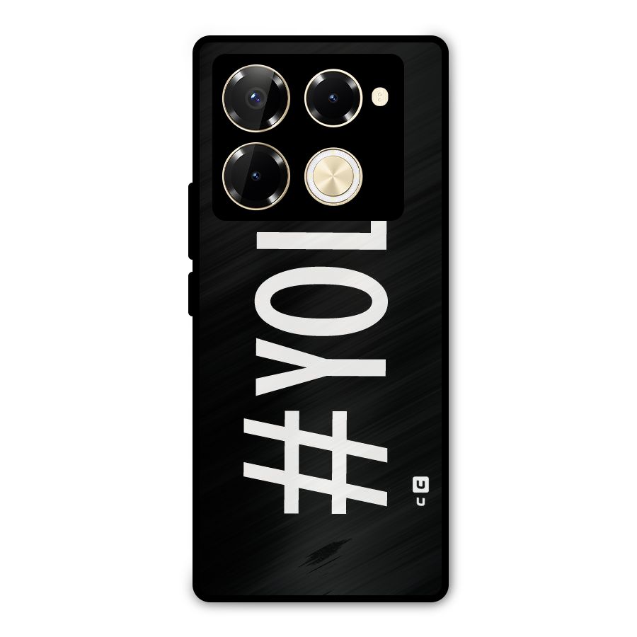 Yolo Metal Back Case for Infinix Note 40 Pro Plus