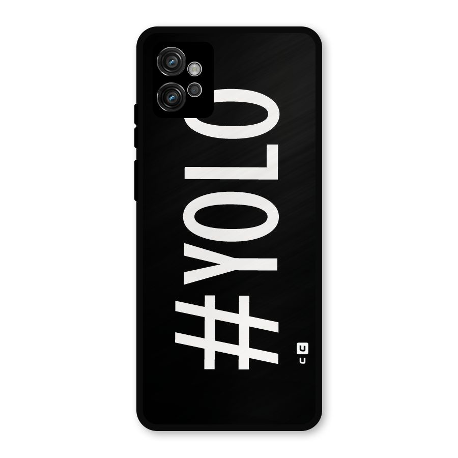 Yolo Metal Back Case for Moto G32