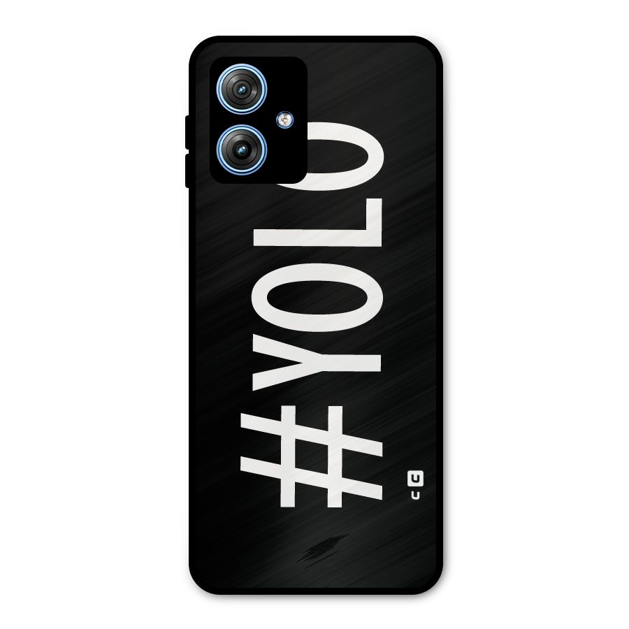 Yolo Metal Back Case for Moto G54