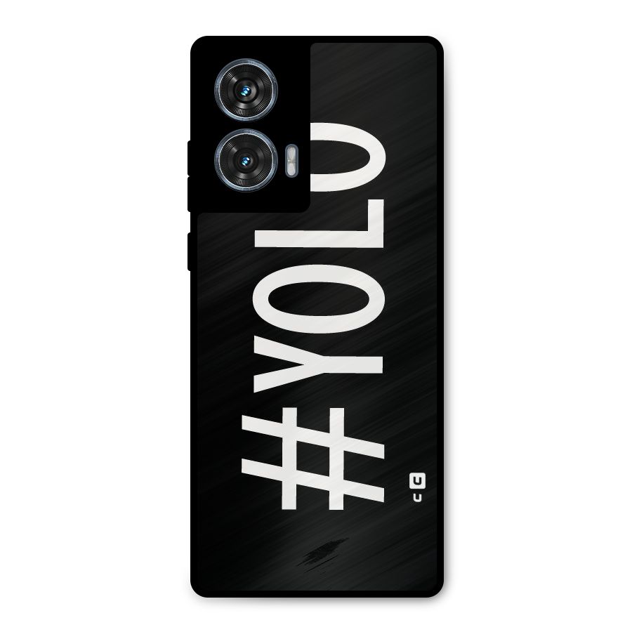 Yolo Metal Back Case for Motorola Edge 50 Fusion