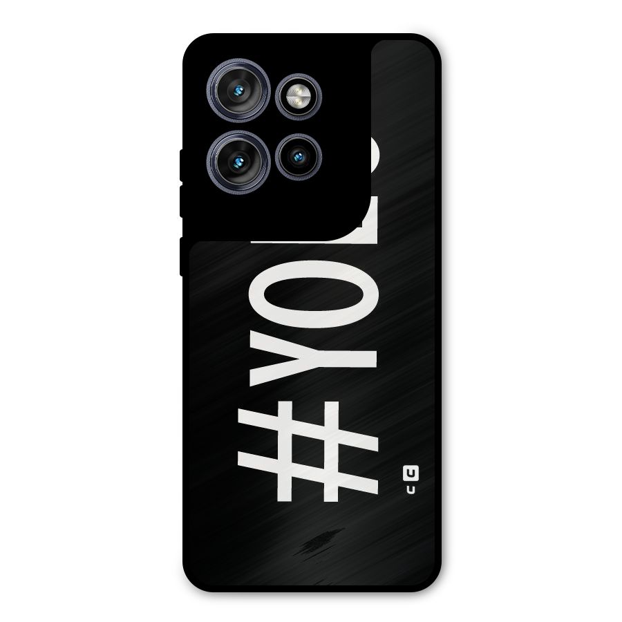Yolo Metal Back Case for Motorola Edge 50 Neo