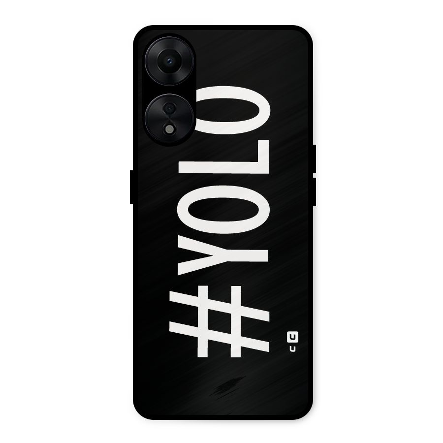Yolo Metal Back Case for Oppo A78 5G