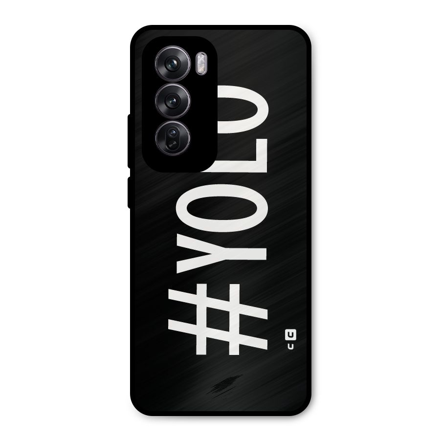 Yolo Metal Back Case for Oppo Reno12 Pro