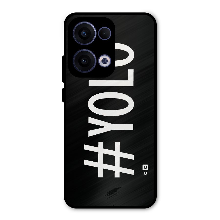 Yolo Metal Back Case for Oppo Reno13