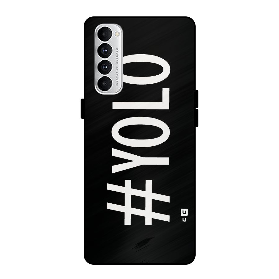 Yolo Metal Back Case for Oppo Reno4 Pro