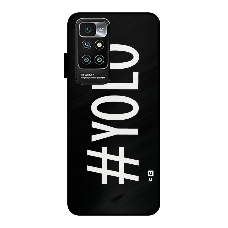 Yolo Metal Back Case for Redmi 10 Prime