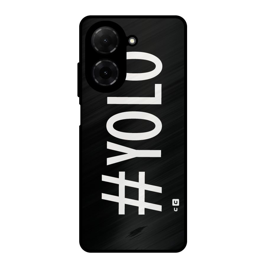 Yolo Metal Back Case for Redmi A5 4G