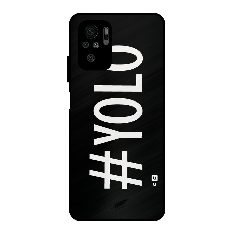 Yolo Metal Back Case for Redmi Note 10S