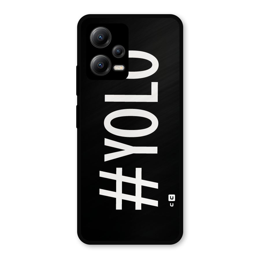 Yolo Metal Back Case for Redmi Note 12 5G