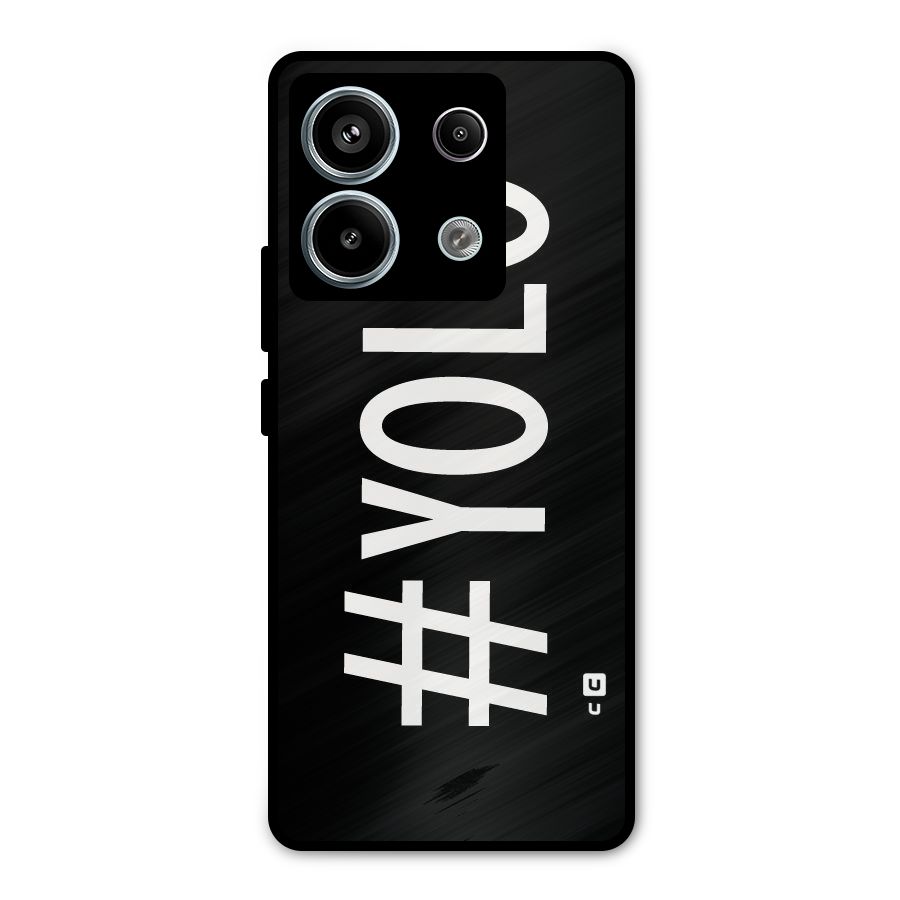 Yolo Metal Back Case for Redmi Note 13 Pro 5G