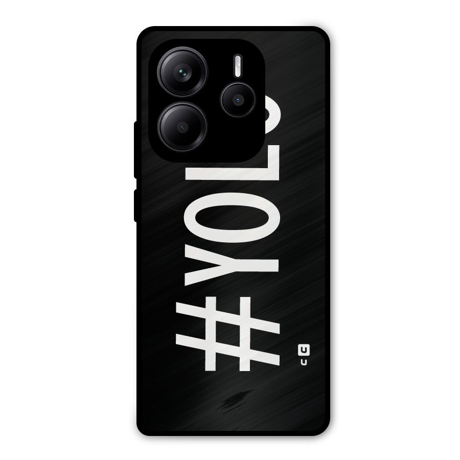 Yolo Metal Back Case for Redmi Note 14 5G