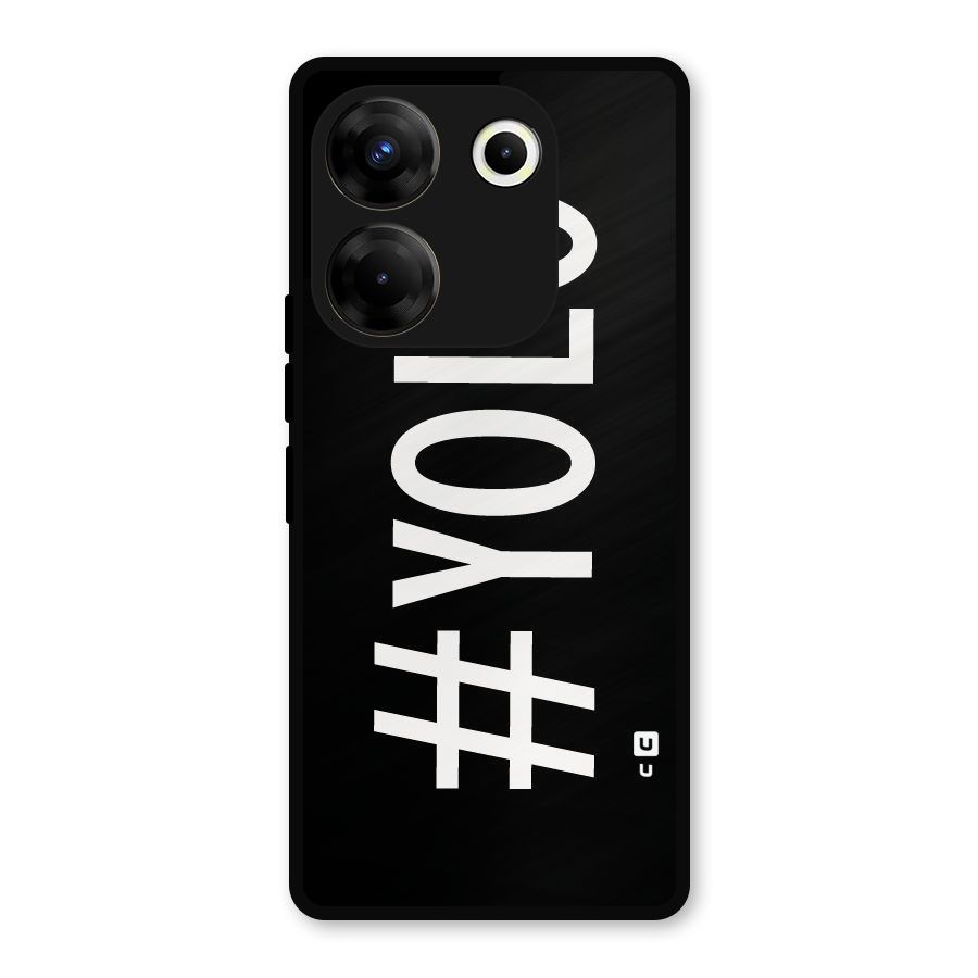Yolo Metal Back Case for Tecno Camon 20 Pro