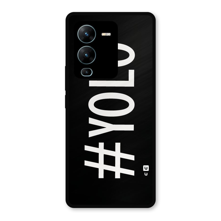 Yolo Metal Back Case for Vivo V25 Pro