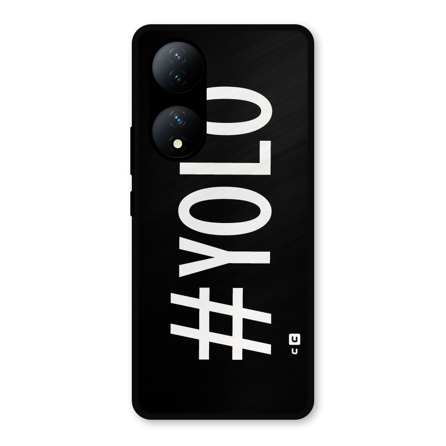Yolo Metal Back Case for Vivo Y100a