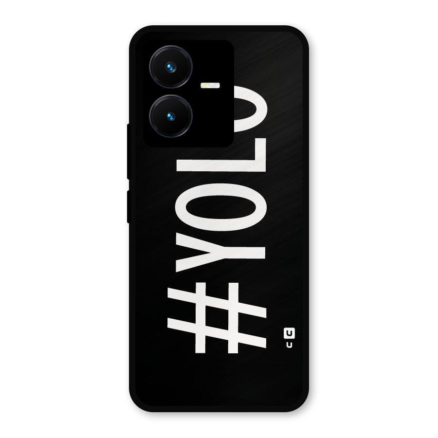 Yolo Metal Back Case for Vivo Y22