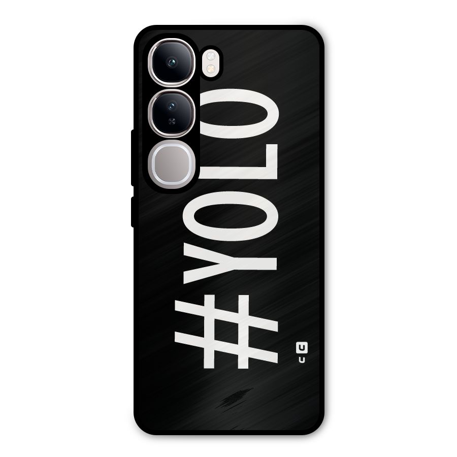 Yolo Metal Back Case for Vivo Y300
