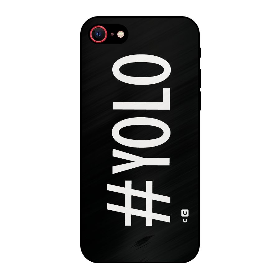 Yolo Metal Back Case for iPhone SE 2020