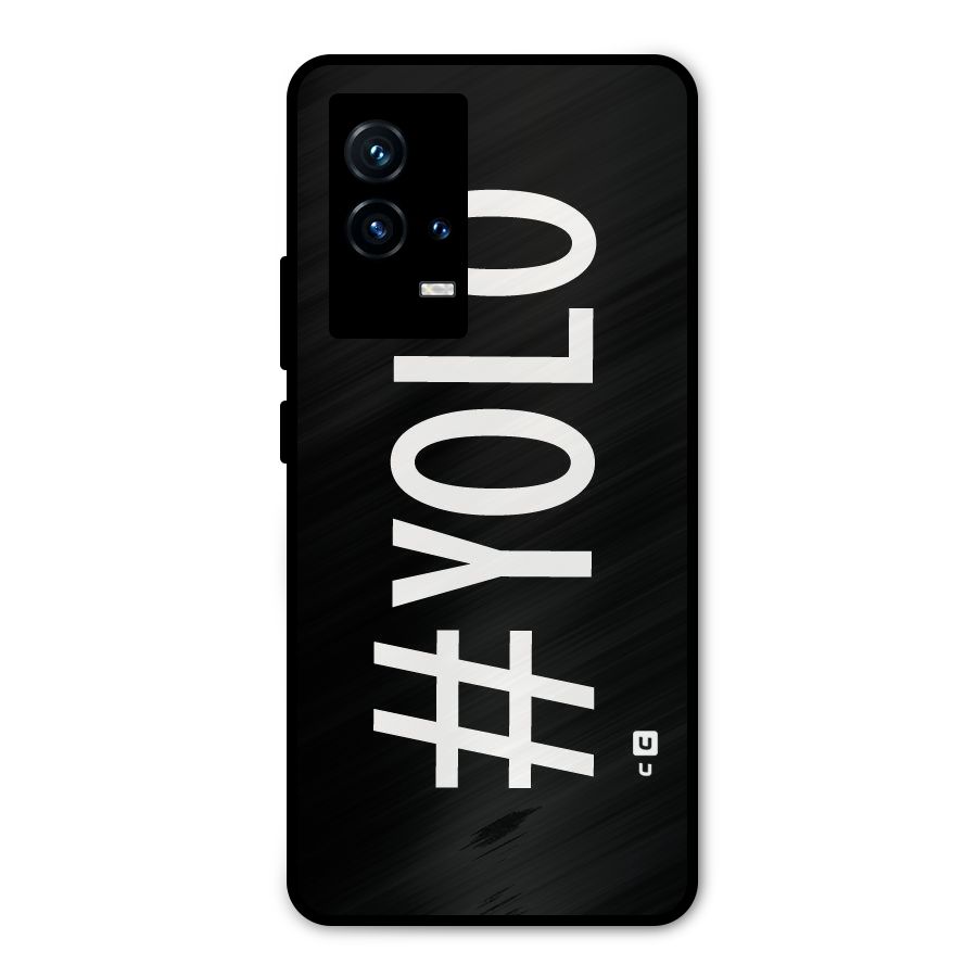 Yolo Metal Back Case for iQOO 9 5G