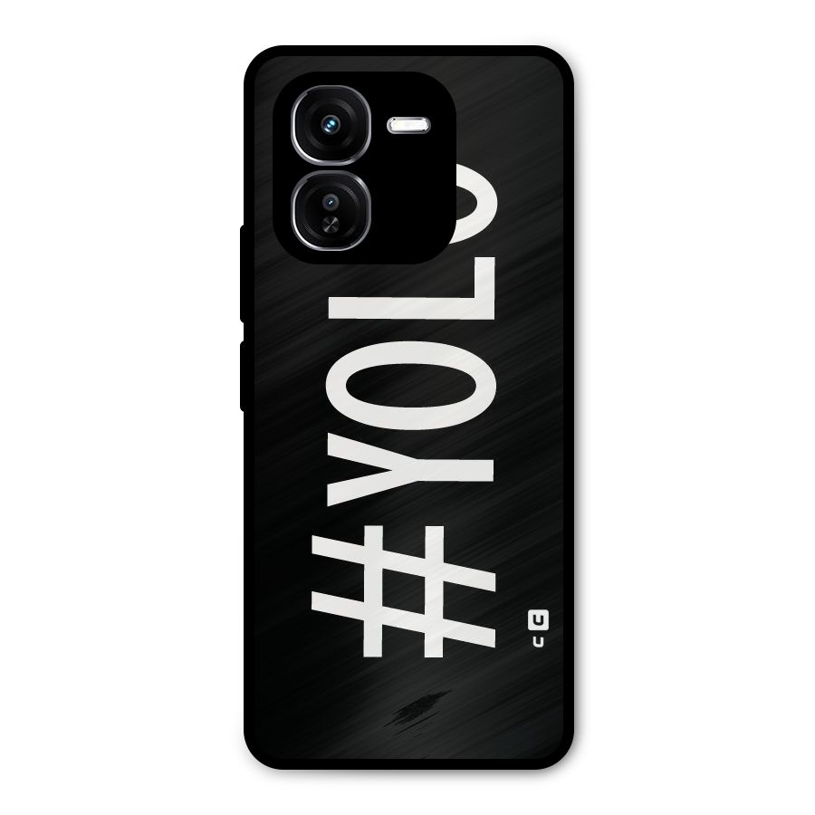 Yolo Metal Back Case for iQOO Z9x