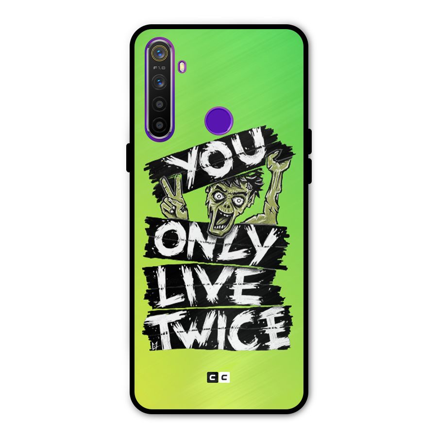 Yolo Zombie Glass Back Case for Realme 5s