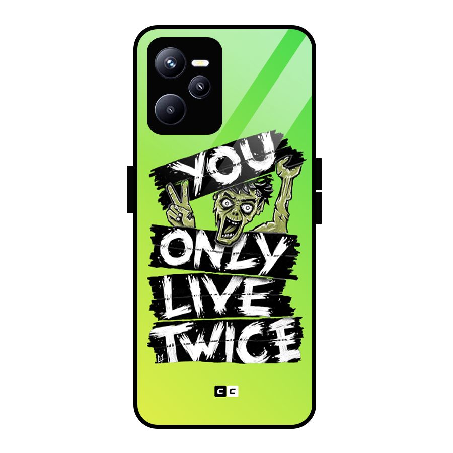 Yolo Zombie Glass Back Case for Realme C35