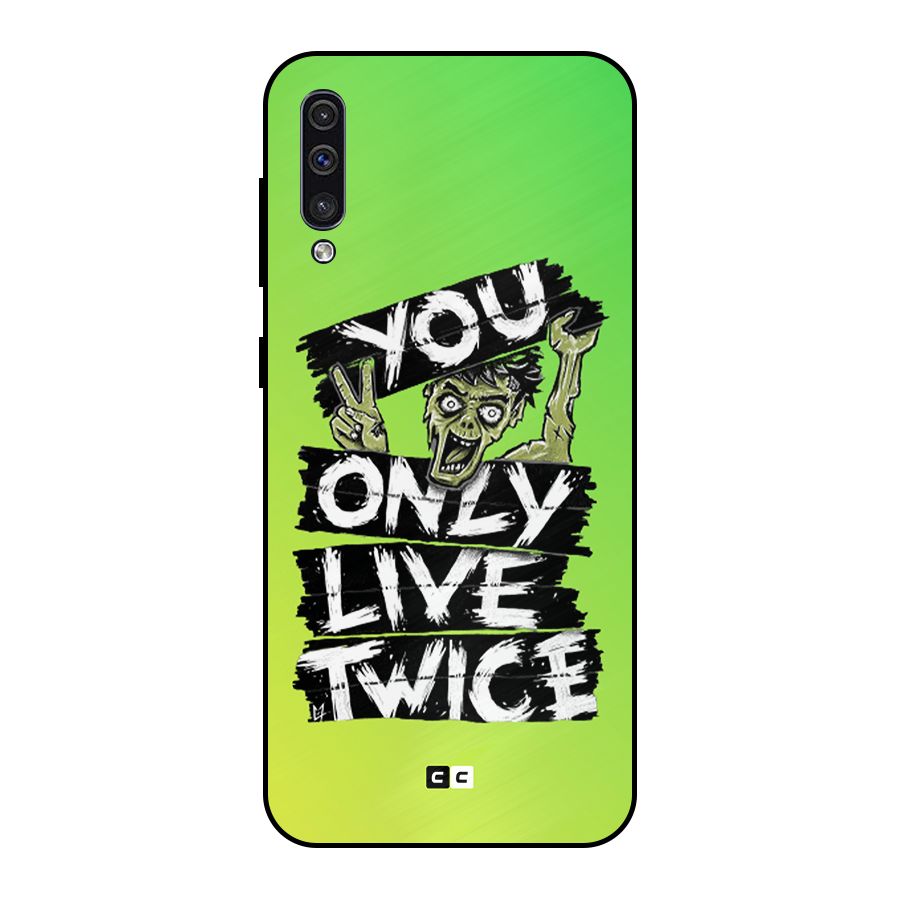 Yolo Zombie Metal Back Case for Galaxy A30s