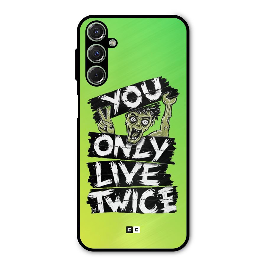Yolo Zombie Metal Back Case for Galaxy F34