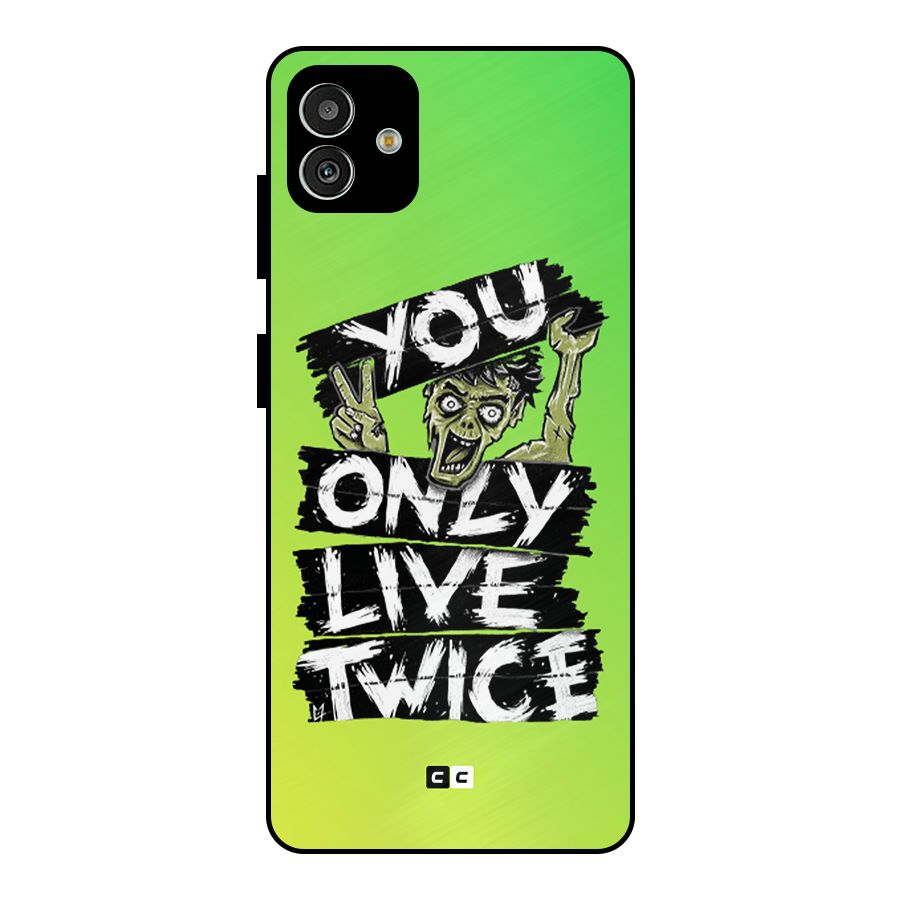 Yolo Zombie Metal Back Case for Galaxy M13 5G