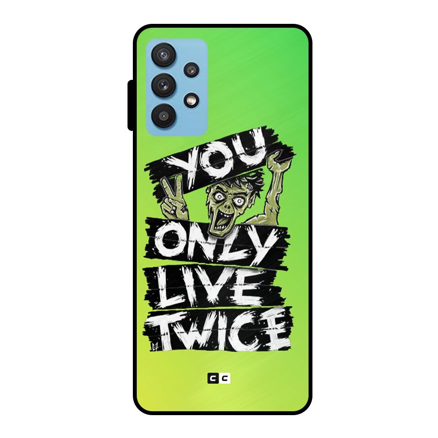 Yolo Zombie Metal Back Case for Galaxy M32 5G
