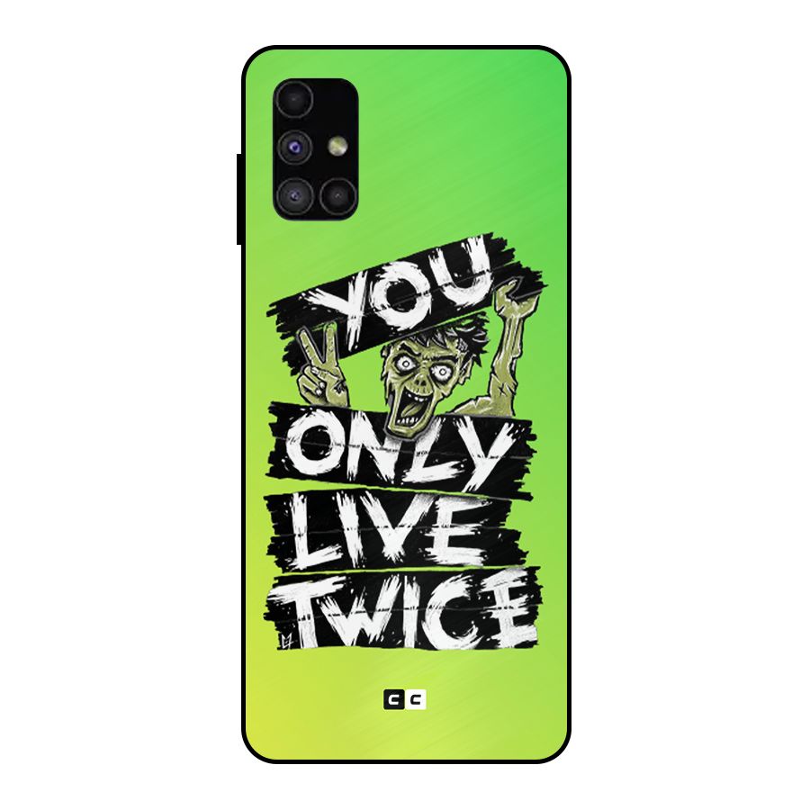 Yolo Zombie Metal Back Case for Galaxy M51