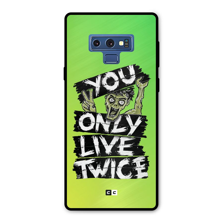 Yolo Zombie Metal Back Case for Galaxy Note 9