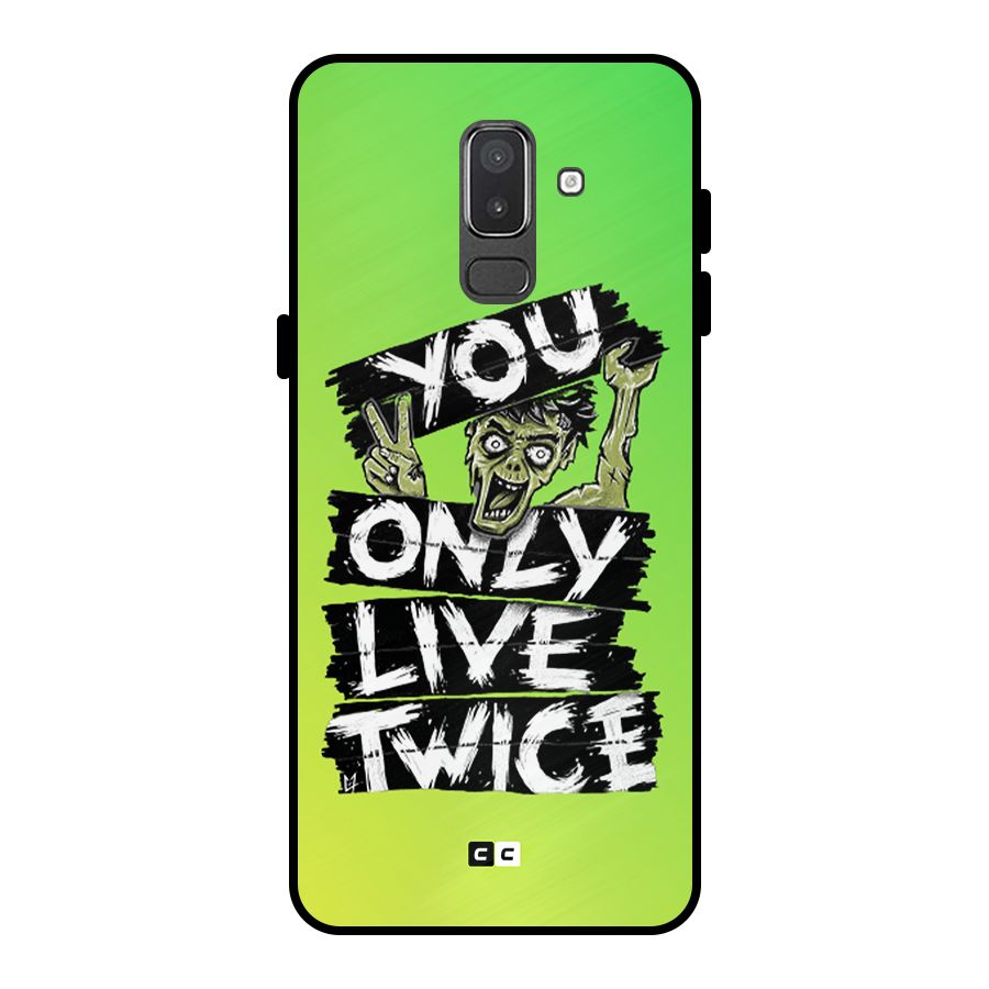 Yolo Zombie Metal Back Case for Galaxy On8 (2018)