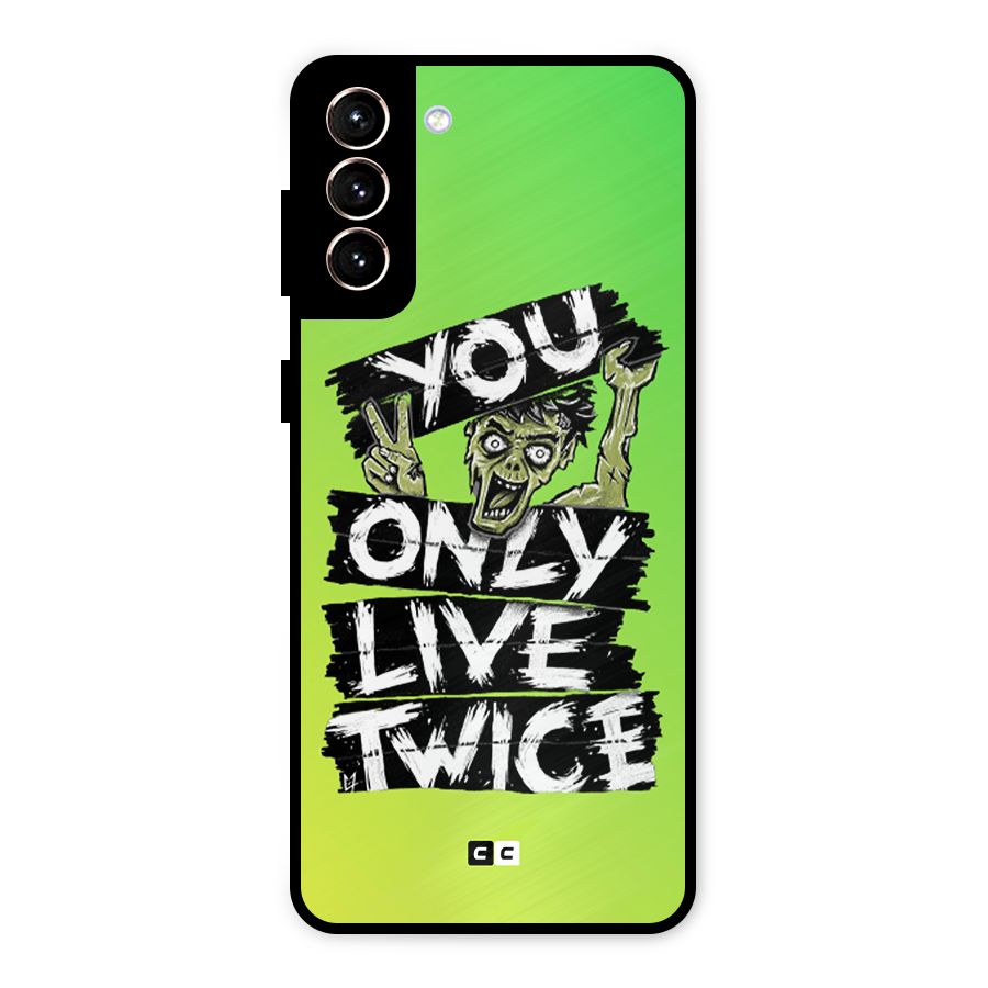 Yolo Zombie Metal Back Case for Galaxy S21 Plus
