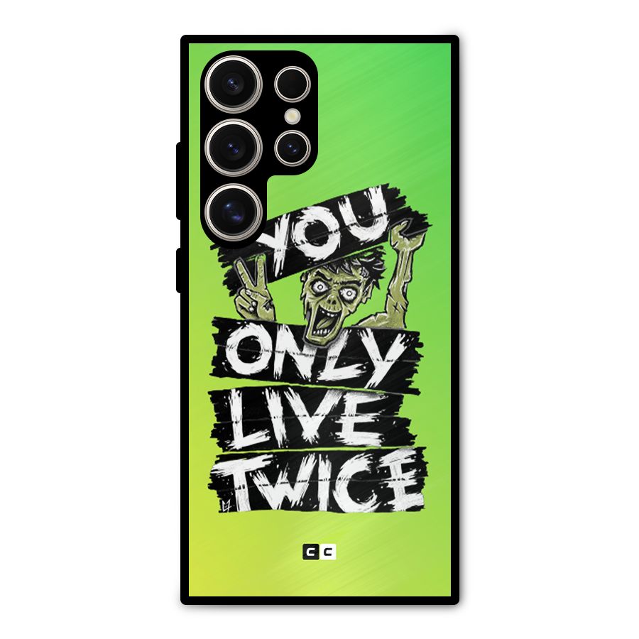 Yolo Zombie Metal Back Case for Galaxy S24 Ultra