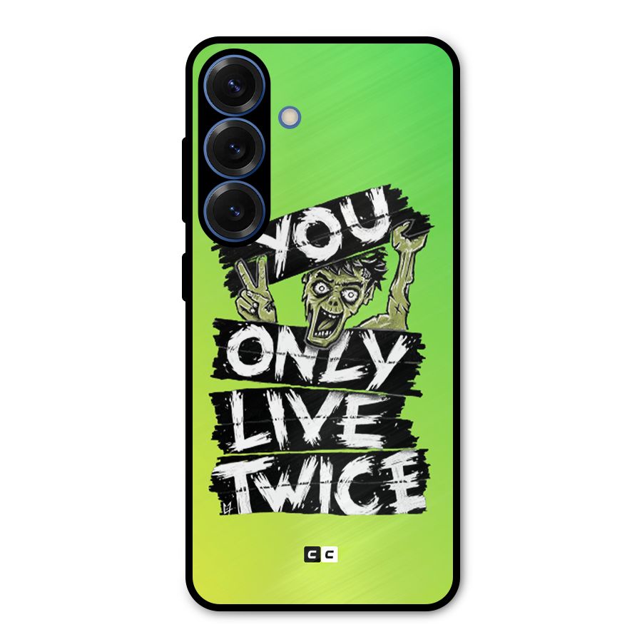 Yolo Zombie Metal Back Case for Galaxy S25