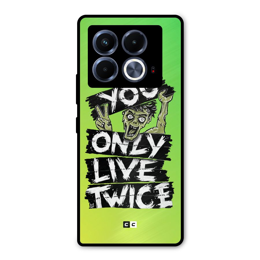 Yolo Zombie Metal Back Case for Infinix Note 40 5G