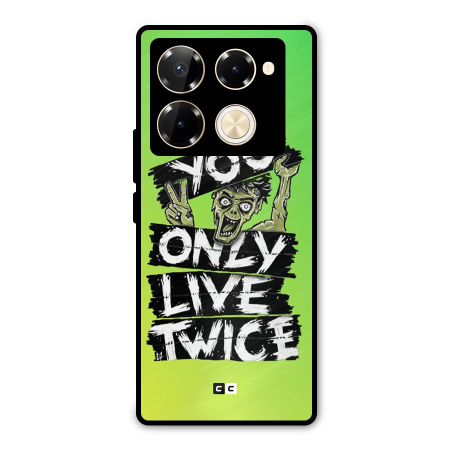 Yolo Zombie Metal Back Case for Infinix Note 40 Pro