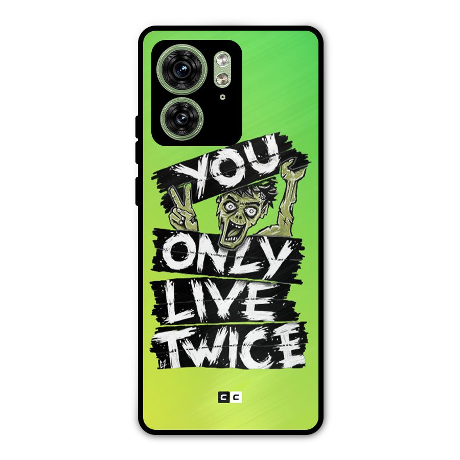 Yolo Zombie Metal Back Case for Motorola Edge 40 5G